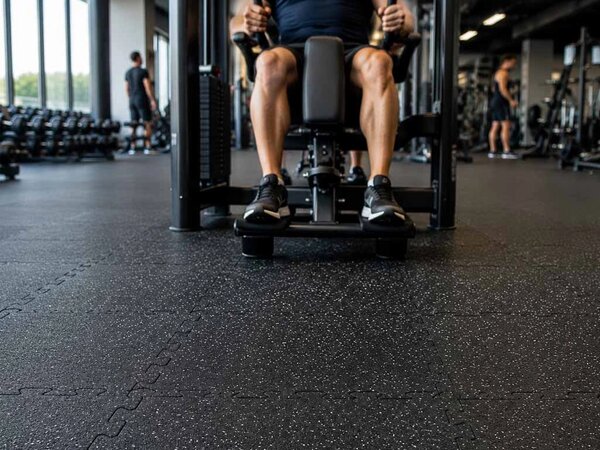 Multy home Gumová dlaždice FITNESS TILE 50 x 50 cm, černá, 1 ks 4016.91.00