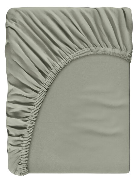 ELASTICKÉ PROSTĚRADLO, šedozelená, 120/220 cm Dieter Knoll - Prostěradla