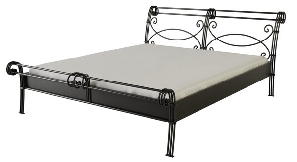 Nábytek ATIKA s.r.o. Kovová postel BELLA GRANDE Povrchová úprava: bílá, Rozměr: 90 x 200 cm