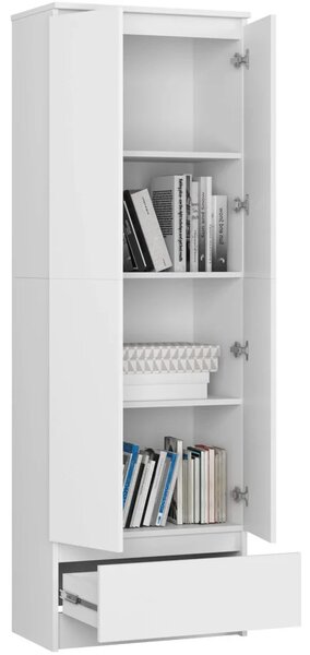 Dvoudveřová skříň se šuplíkem 60 cm VALESTRA - bílá