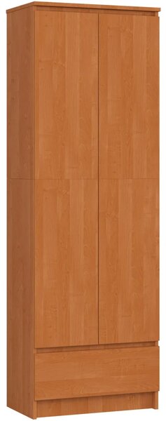 Dvoudveřová skříň se šuplíkem 60 cm VALESTRA - olše