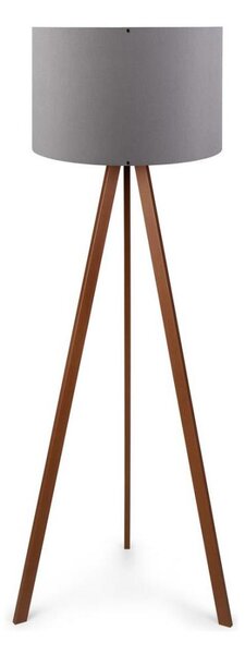 Stojací lampa AYD 1xE27/60W/230V šedá/hnědá