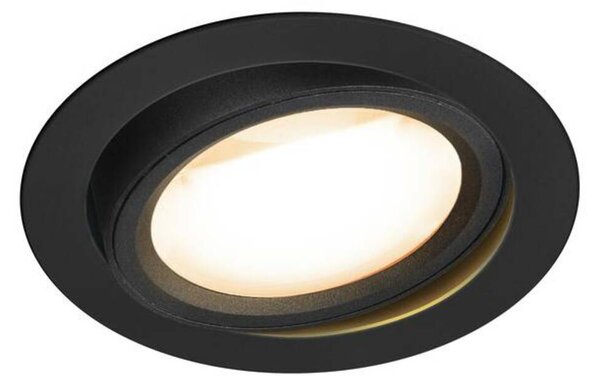 BIG WHITE SLV OCULUS DL MOVE vnitřní LED stropní zápustné svítidlo černé DIM-TO-WARM 2000–3000 K 1004668
