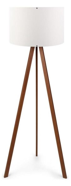 Stojací lampa AYD 1xE27/60W/230V bílá/hnědá