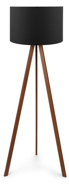 Stojací lampa AYD 1xE27/60W/230V černá/hnědá