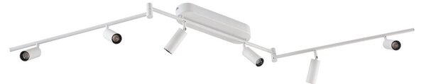 Stropní Lampa Lindby, Eldrin, Bílá, Obývací pokoj, Kov, Moderní