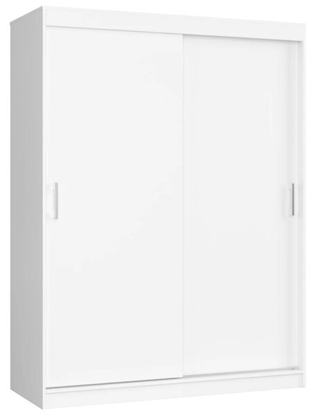 Prostorná šatní skříň 150 cm VALESTRA - bílá