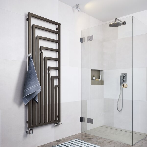 Terma Angus V 1300x440 vodní radiátor Metallic Black ZX