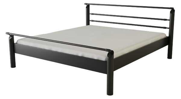 Nábytek ATIKA s.r.o. Kovová postel ROMA Povrchová úprava: stříbrná RAL 9006, Rozměr: 80 x 200 cm