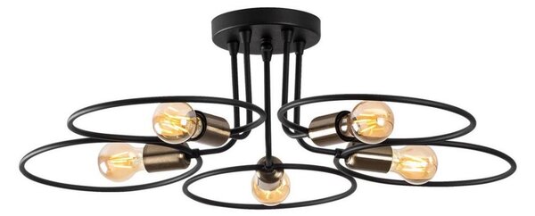 Přisazený lustr CIRCLE 5xE27/40W/230V