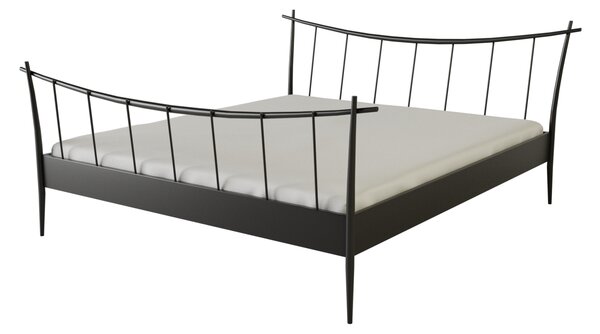 Nábytek ATIKA s.r.o. Kovová postel JOLLY Povrchová úprava: stříbrná RAL 9006, Rozměr: 100 x 200 cm