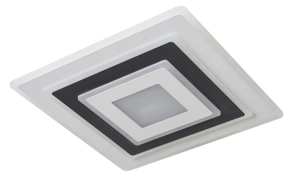 Stropní Lampa Lindby, Rebeka, stmívatelné, Bílá, Obývací pokoj, Plast, Moderní