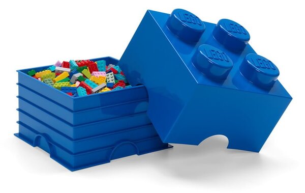 Modrý úložný box čtverec LEGO®
