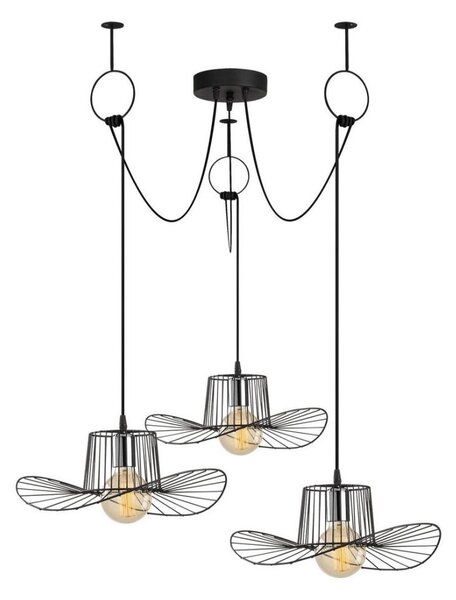 Lustr na lanku TEL 3xE27/40W/230V pavouk