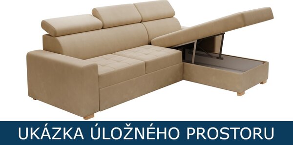 Rozkládací sedací souprava do L Mones - Kronos 15 Varianta: Pravá