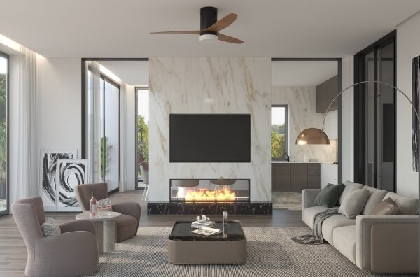 Immax NEO 07142-B- LED Stropní ventilátor NEO LITE VENTO 18W/230V Tuya Wi-Fi+ DO