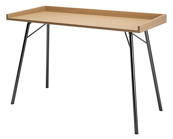 Pracovní stůl s deskou v dubovém dekoru 52x115 cm Rayburn – Woodman