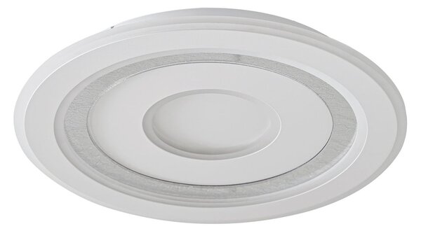 Stropní Lampa Lindby, Lorvik, stmívatelné, Bílá, Obývací pokoj, Kov, Moderní