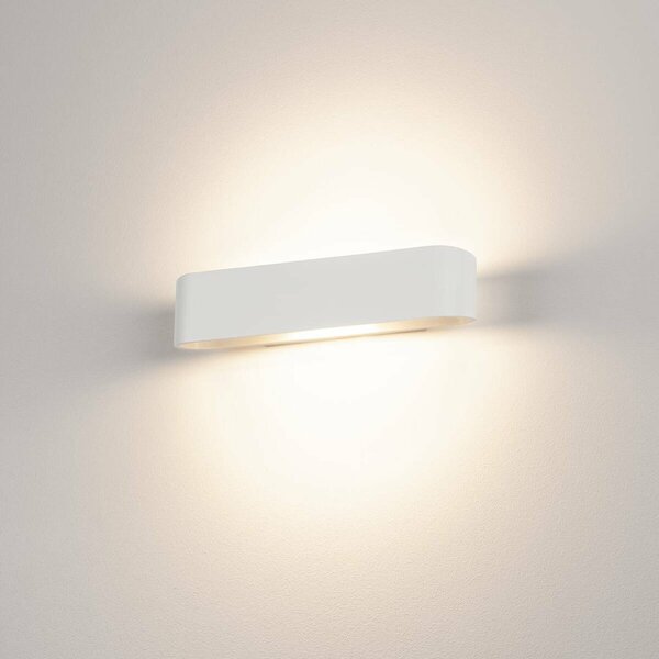 BIG WHITE SLV OSSA 300, nástěnné svítidlo, QT-DE12, oválné, up/down, bílé, D/Š/V 30/8/6,5 cm, max. 120 W 151411