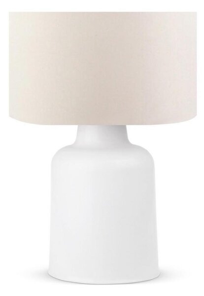 Stolní lampa AYD 1xE27/60W/230V béžová/bílá