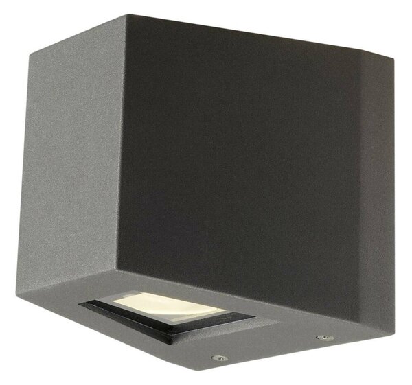 BIG WHITE SLV OUT-BEAM, venkovní nástěnné svítidlo, LED, 3000K, Beam up/Flood down, antracit 229665