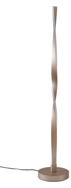Stojací Lampa Lindby, Jaren, Hnědá / Rezavá, Obývací pokoj, Kov, Moderní