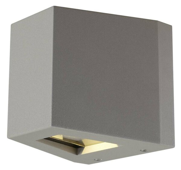 BIG WHITE SLV OUT-BEAM, venkovní nástěnné svítidlo, LED, 3000K, Beam up/Flood down, stříbrošedé, IP44 229664