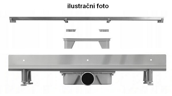 Odtokový žlab - Model 1KH 50CM