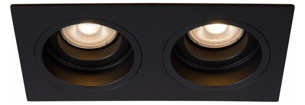 Lucide 22959/02/30 - Podhledové svítidlo EMBED 2xGU10/50W/230V černá