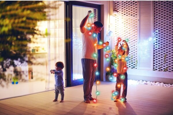 Retlux - LED venkovní řetěz 40xLED/15m IP44 multicolor