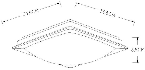 Lucide 79172/13/12 - LED Stmívatelné stropní svítidlo GENTLY LED/12W/230V IP21