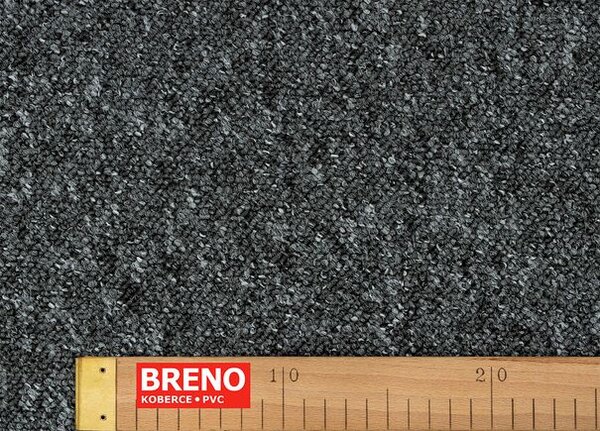 Breno Metrážový koberec BINGO 6829, šíře 400 cm, Šedá