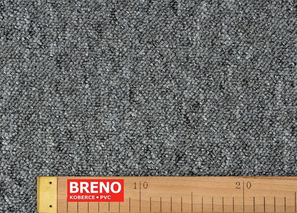 Breno Metrážový koberec BINGO 6828, šíře 400 cm, Šedá