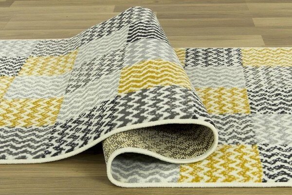 Balta Běhoun LUNA 503568/89935 hořčicový patchwork Šíře: 70 cm