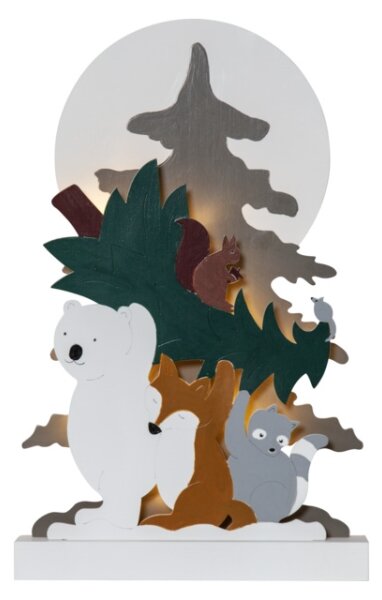 Eglo 411293 - LED Vánoční dekorace FOREST FRIENDS 10xLED/0,03W/2xAA