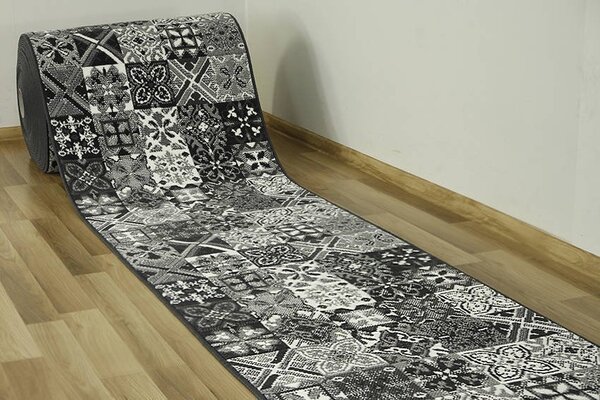 Balta Běhoun Luna 503754/89922 šedý patchwork Šíře: 70 cm