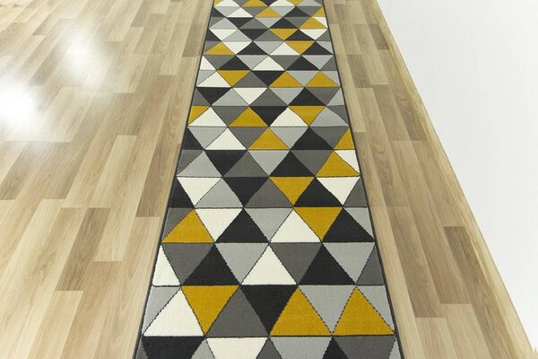 Běhoun Luna 502902/89925 šedý / žlutý Šíře: 70 cm