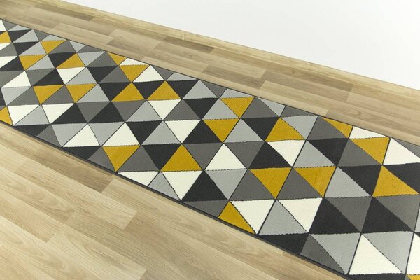 Běhoun Luna 502902/89925 šedý / žlutý Šíře: 70 cm