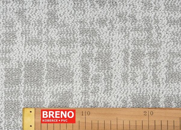 Breno Metrážový koberec TRAFFIC 71 světle šedá, šíře 400 cm, Šedá