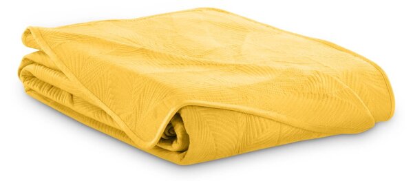 Okrově žlutý přehoz na dvoulůžko 200x220 cm Palsha – AmeliaHome
