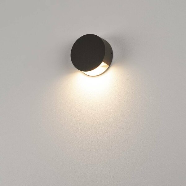 BIG WHITE SLV PEMA, nástěnné svítidlo, LED, 3000K, antracit, 3,3 W 231015