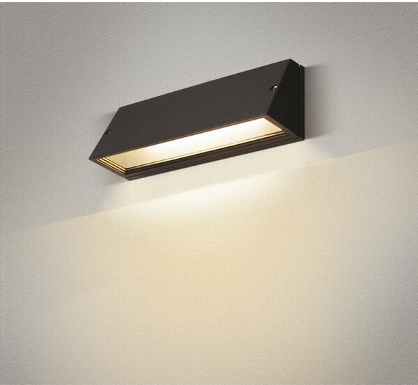 BIG WHITE SLV PEMA WL venkovní nástěnné svítidlo LED, černá CCT přepínač 3000/4000K 1003453