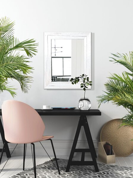 Styler Jyvaskyla zrcadlo 60x86 cm obdélníkový bílá-dřevo LU-01215