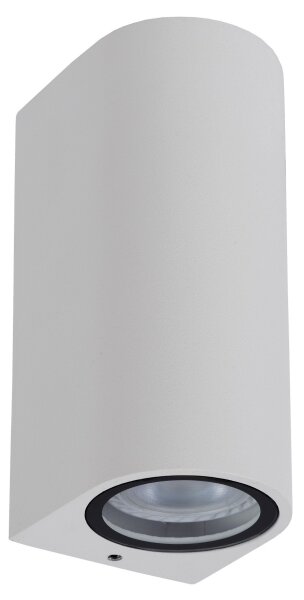 Lucide 69801/02/31 - Venkovní nástěnné svítidlo ZARO 2xGU10/35W/230V IP44 bílá