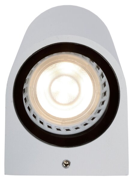 Lucide 69801/02/31 - Venkovní nástěnné svítidlo ZARO 2xGU10/35W/230V IP44 bílá