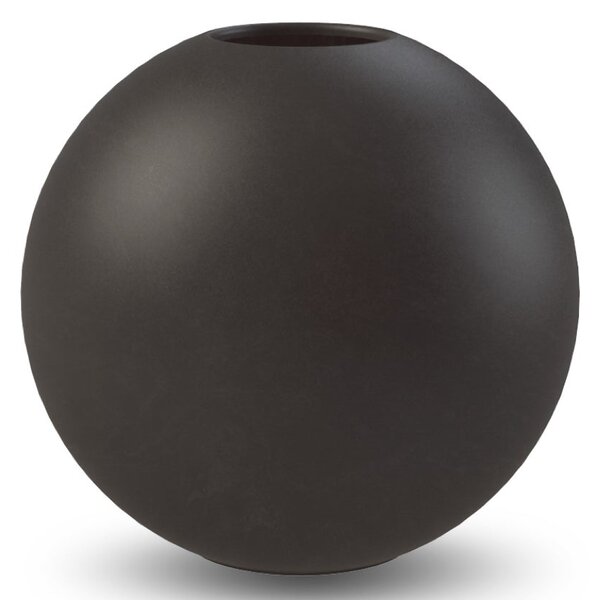 COOEE Design Váza Ball Black - 10 cm CED124