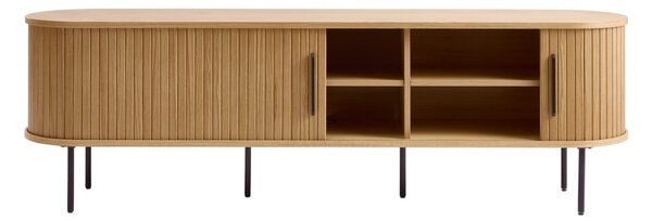 TV stolek v dekoru dubu v přírodní barvě 56x180 cm Nola – Unique Furniture