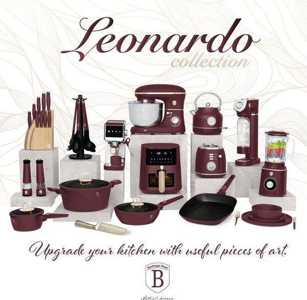 Sada nožů se stojanem BAMBOO 6 ks Leonardo Collection
