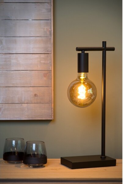 Lucide 21521/01/30 - Stolní lampa LEANNE 1xE27/40W/230V