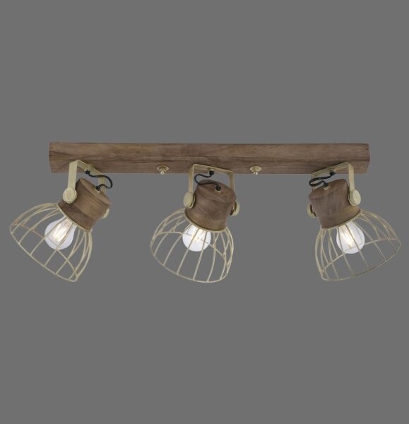 Leuchten Direkt 11488-60 - Bodové svítidlo ALAMI 3xE27/25W/230V